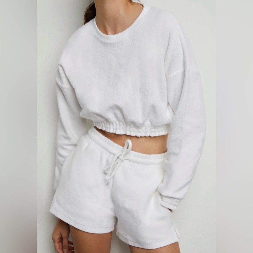 NWT Onia Women’s Brushed Back Terry Short